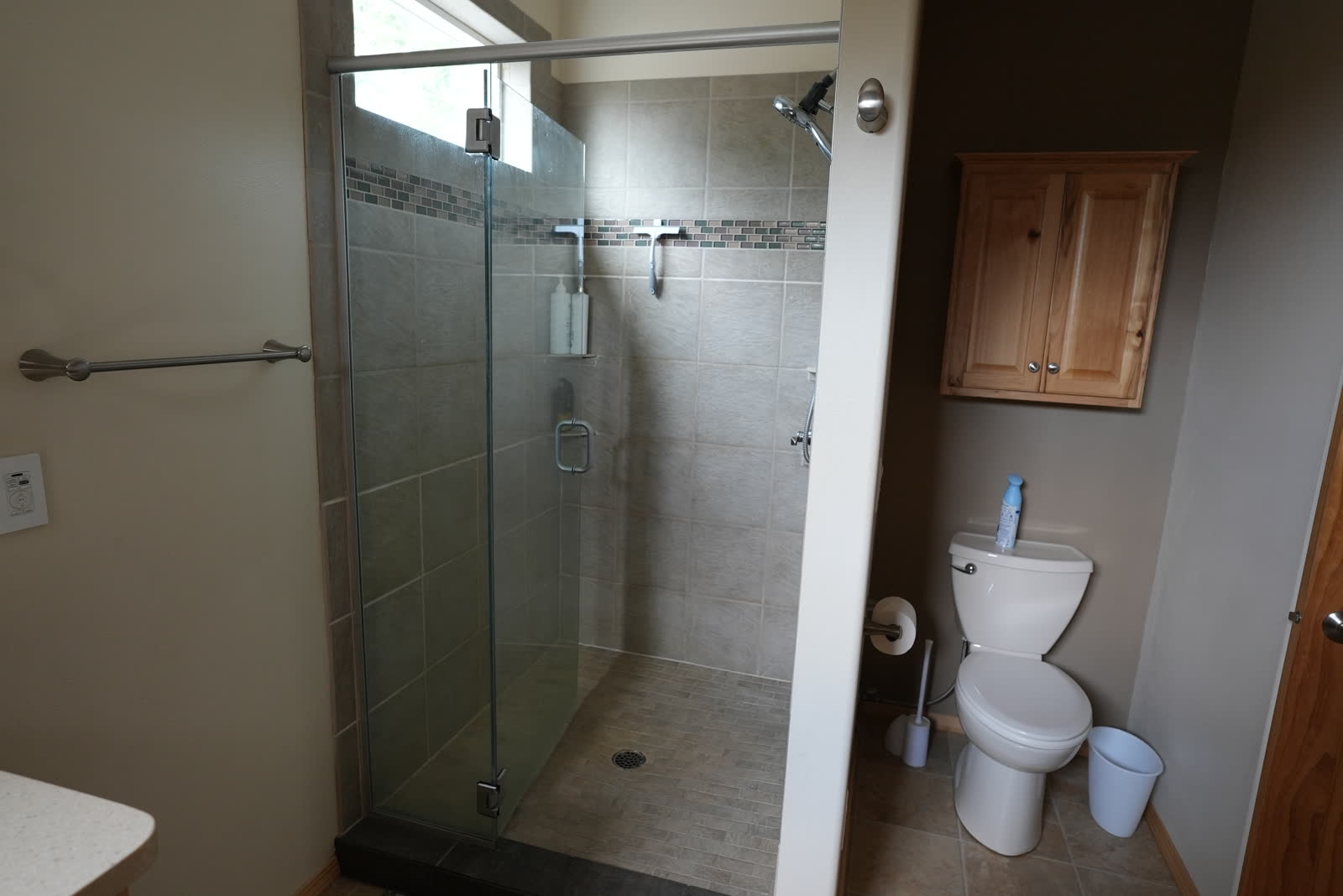 Shower at Kenai River Park Lodge